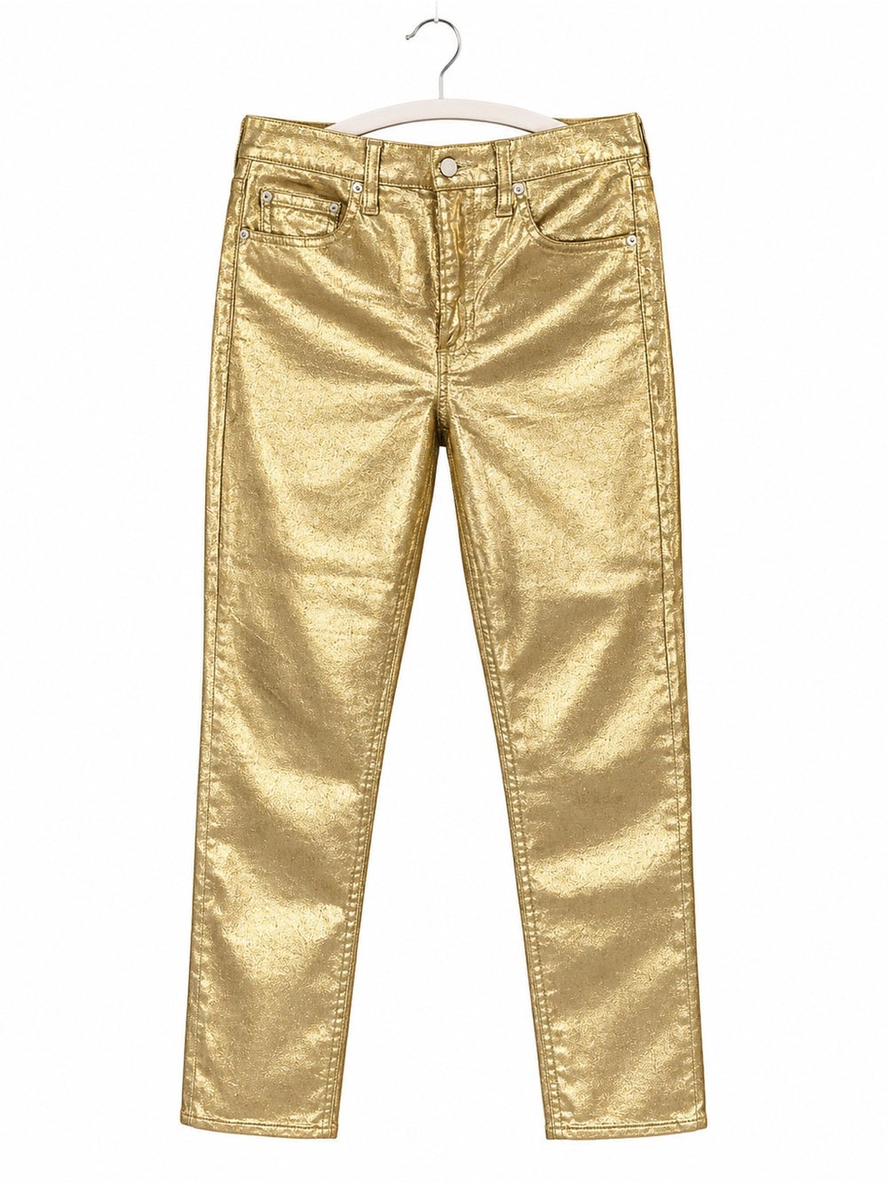 NWOT-Gap Gold Metallic Jeans-size 29
